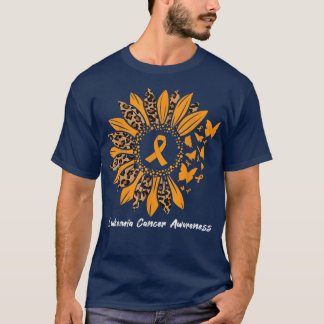 Camiseta Leucemia Cáncer Conciencia Fait con mariposa de gi