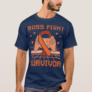 Camiseta Leucemia Cáncer Conciencia Jefe Lucha contra Sobre