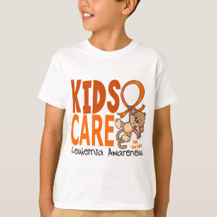 Camiseta Leucemia del cuidado 1 de los niños