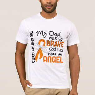 Camiseta Leucemia del papá del ángel 2