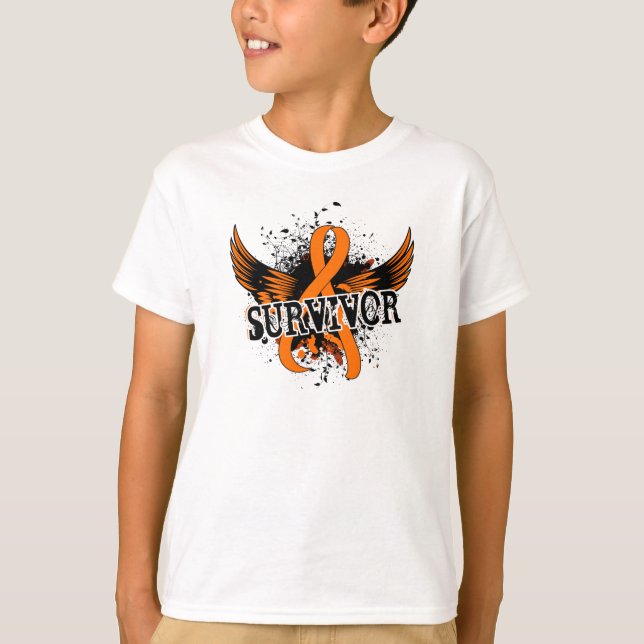 Camiseta Leucemia del superviviente 16 (Anverso)