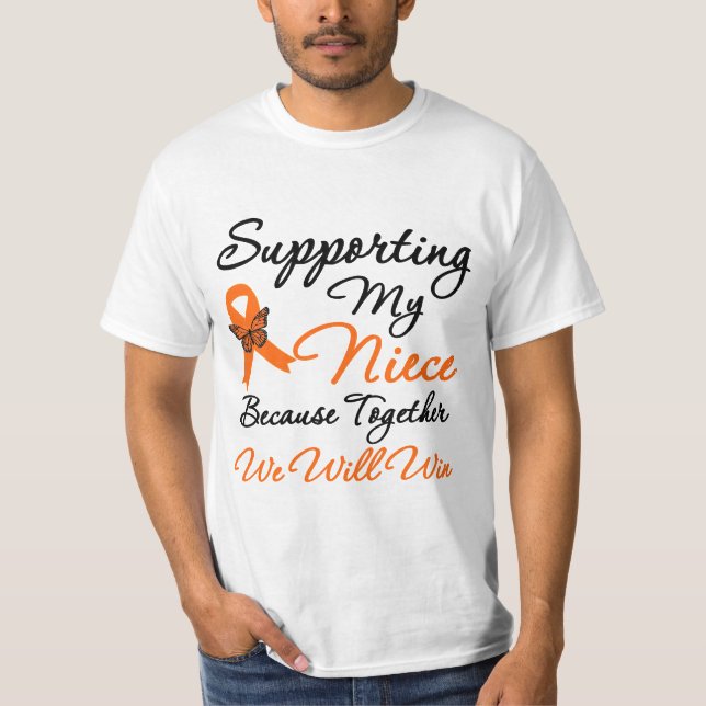 Camiseta Leucemia en apoyo de mi sobrina (Anverso)