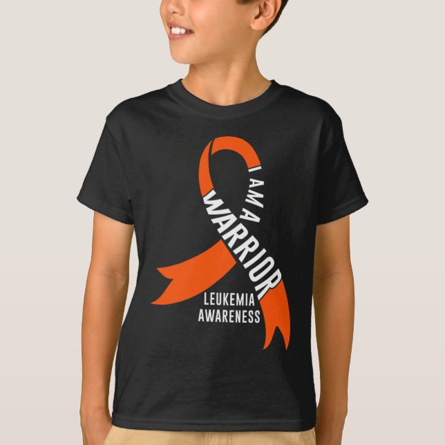 Camiseta Leucemia Guerrera Conciencia Cemothera de Cáncer d (Anverso)