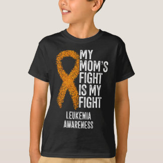Camiseta Leucemia La lucha de mi mamá es consciente de la l