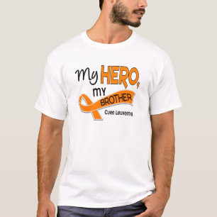 Camiseta Leucemia MI HÉROE MI BROTHER 42