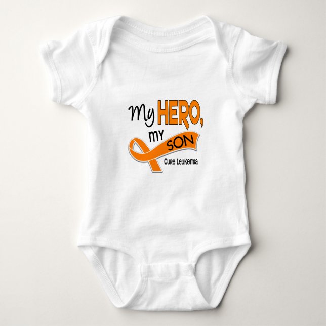 Camiseta Leucemia MI HÉROE MI HIJO 42 (Anverso)