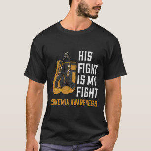 Camiseta Leucemia Mi Naranja De Boxeo De Lucha Leucemia Cin
