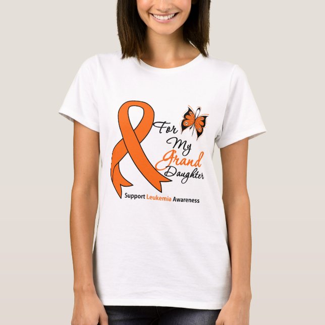 Camiseta Leucemia - para mi nieta (Anverso)