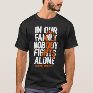 Camiseta Leucemia Sensibilización Familia Soporte Escuadrón