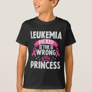 Camiseta Leucemia Sensibilización Leucemia Recogió El Princ