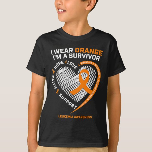 Camiseta Leucemia Superviviente de la conciencia Regalos Ho (Anverso)