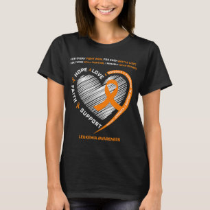 Camiseta Leukemia Awareness Men Women Kids Family Leukemia 