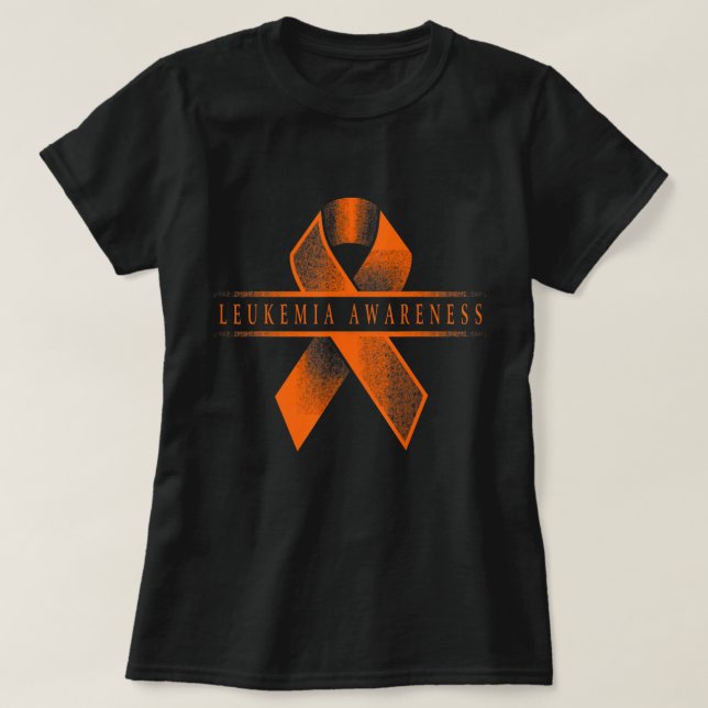 Camiseta Leukemia Awareness Ribbon  (Diseño del anverso)