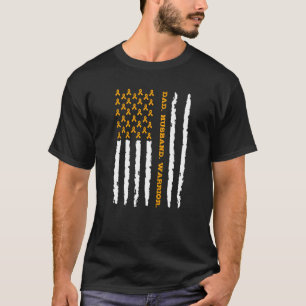 Camiseta Leukemia Dad Husband Warrior