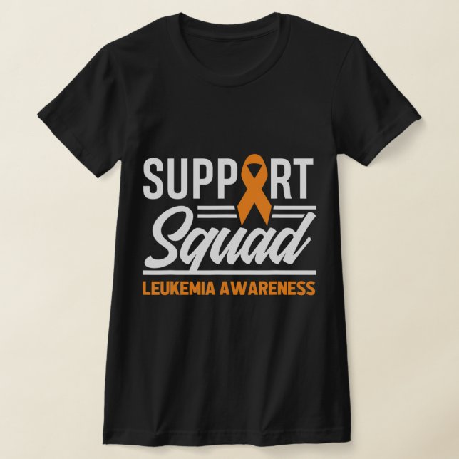 Camiseta Leukemia Guerrero Apoyo Escuadrón Leucemia Cáncer  (Distribución)