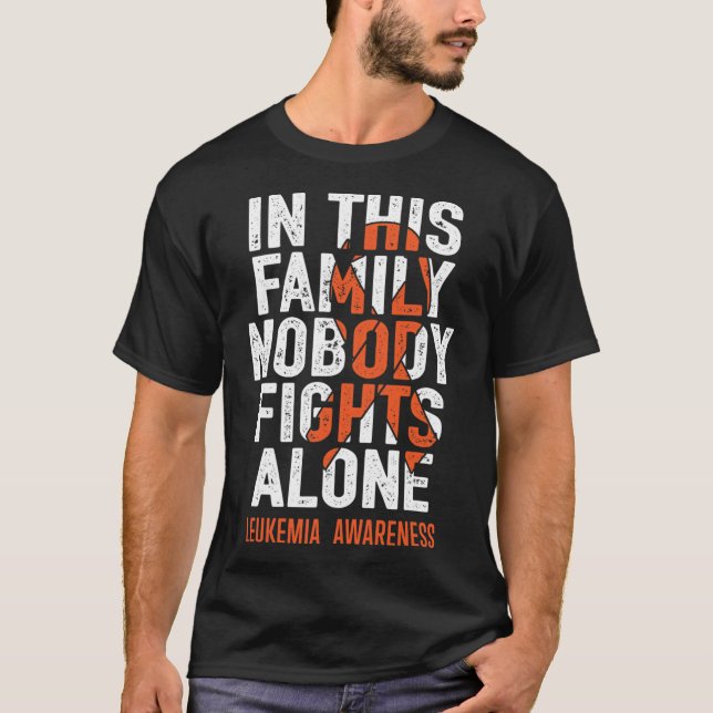 Camiseta Leukemia Support Squad Fighter Warrior Leukemia Aw (Anverso)