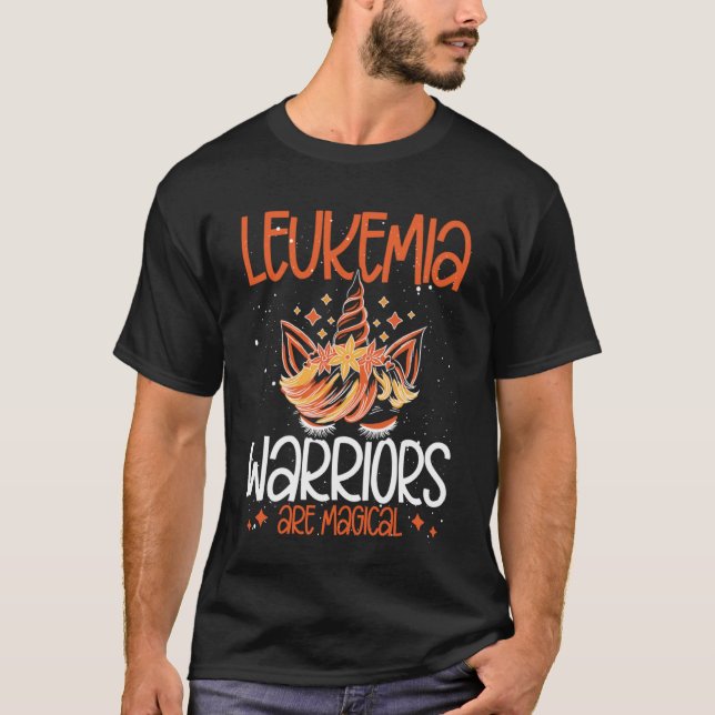 Camiseta Leukemia Warriors Are Magical Unicorn Leukemia Awa (Anverso)