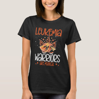 Camiseta Leukemia Warriors Are Magical Unicorn Leukemia Awa
