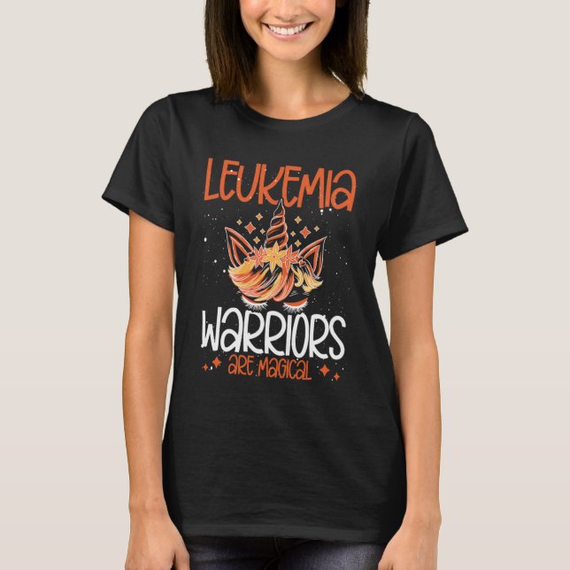 Camiseta Leukemia Warriors Are Magical Unicorn Leukemia Awa (Anverso)