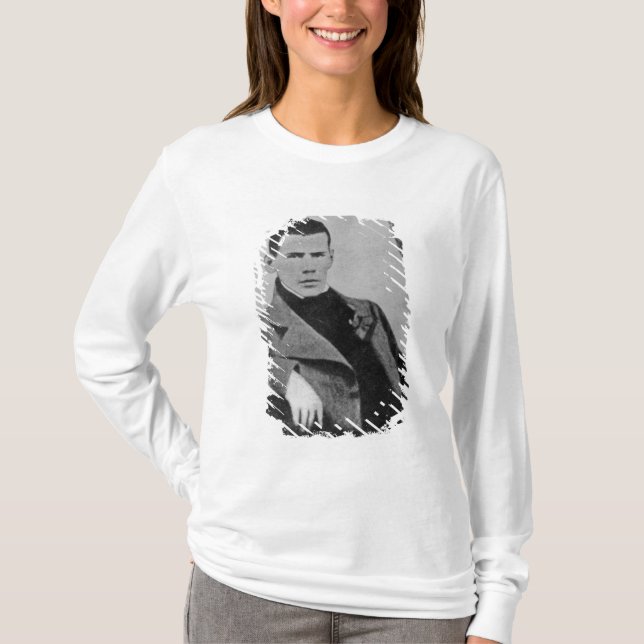Camiseta Lev Nikolaevich Tolstoy como estudiante (Anverso)