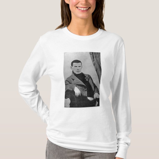 Camiseta Lev Nikolaevich Tolstoy como estudiante (Anverso)