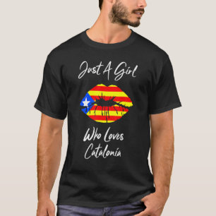 Camiseta Levanta bandera de Chicas femeninas Estelada Blava