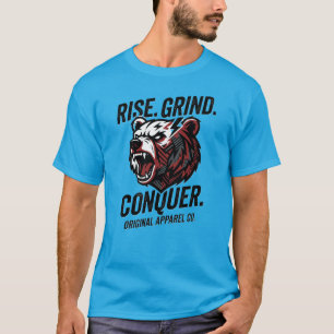Camiseta Levanta Muele Conquista Oso Motivación Frente Espa