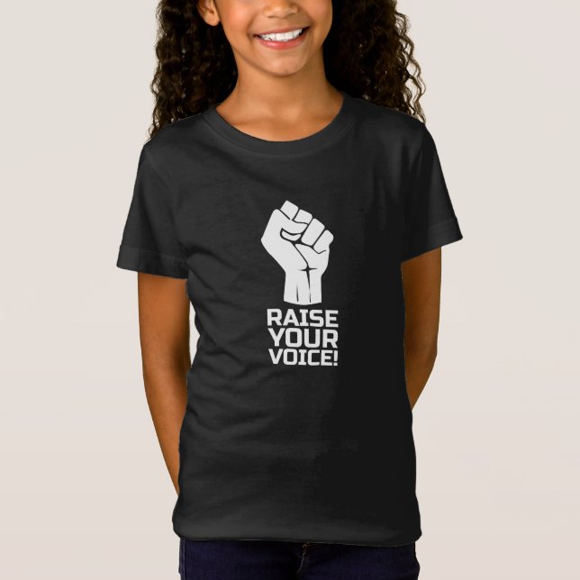 Camiseta ¡Levanta Tu Voz 1 W (Anverso)