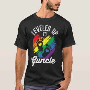Camiseta Levantado A Gtío Rainbow Orgulloso Tío Gay Lgbt