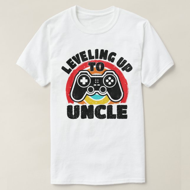Camiseta Levantado Al Tío Gamer Gaming Futuro (Diseño del anverso)