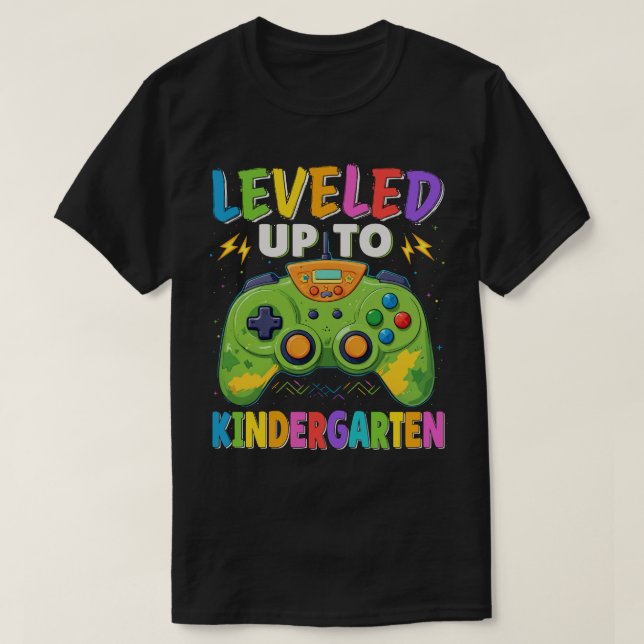 Camiseta Levantado Hasta Jugador De Jardín De Niños De Nuev (Diseño del anverso)