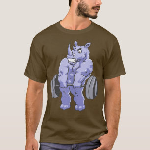 Camiseta Levantador de pesas Rhino Deadlift Hea