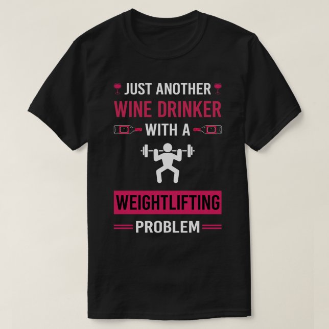 Camiseta Levantamiento de almenofilia por Wine Drinker (Diseño del anverso)