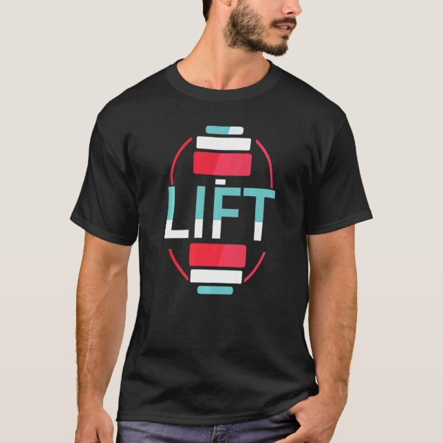 Camiseta Levantamiento de elevadores de pesas Gimnasio de e (Anverso)