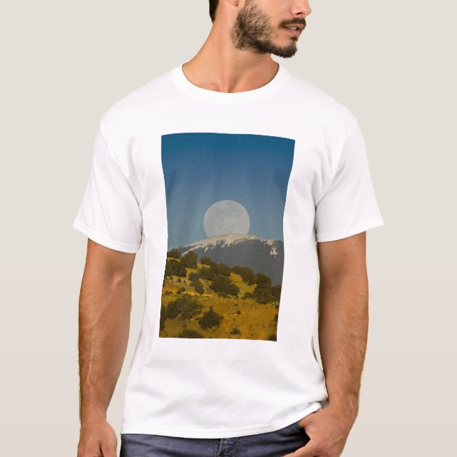 Camiseta Levantamiento de luna sobre los montes Sangre de C (Anverso)