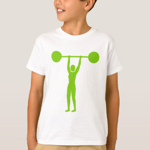 Camiseta Levantamiento de pesas 02 - verde de Martian