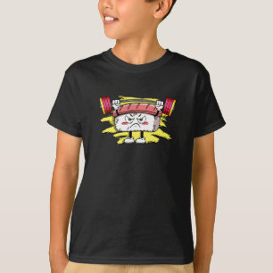 Camiseta Levantamiento de pesas de sushi - amantes del sush