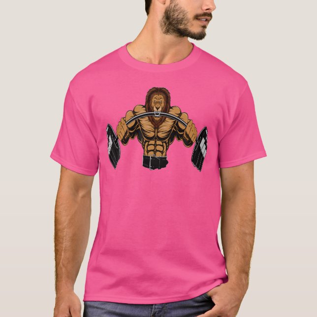 Camiseta Levantamiento de Pesas León (Anverso)
