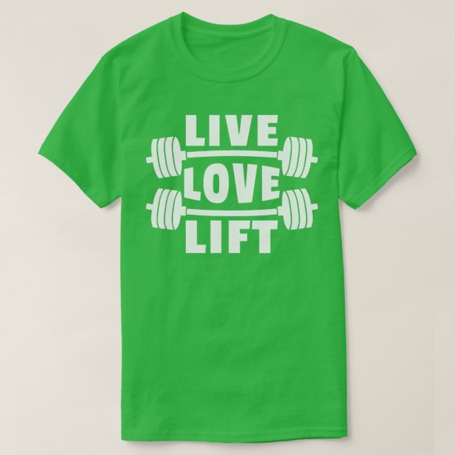 Camiseta Levantamiento de pesas Levantador de pesas Barbell (Diseño del anverso)