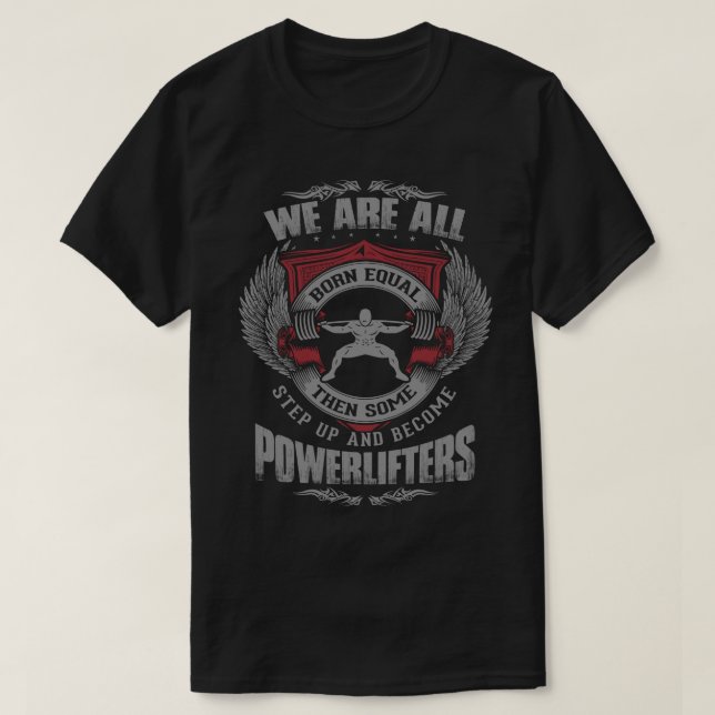 Camiseta Levantamiento de pesas - PASO ARRIBA - Motivación  (Diseño del anverso)