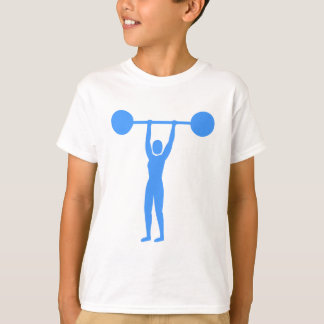 Camiseta Levantamiento de peso 02 - Azul bebé