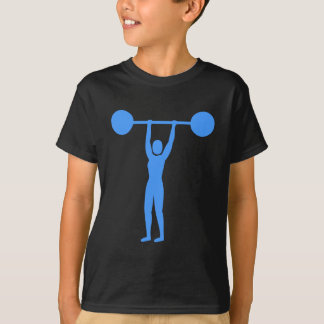 Camiseta Levantamiento de peso 02 - Azul bebé