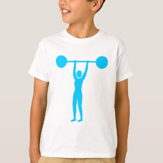 Camiseta Levantamiento de peso 02 - Azul cielo