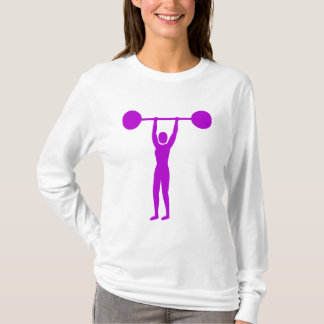 Camiseta Levantamiento de peso 02 - Púrpura