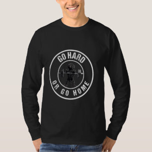 Camiseta Levantamiento de peso de bombeo Perro de agua port
