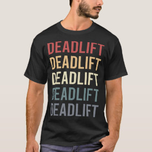 Camiseta Levantamiento de Peso Muerto Retro