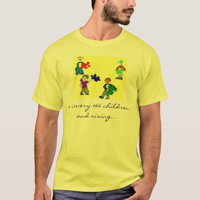 Camiseta levantamiento del autismo (Anverso)