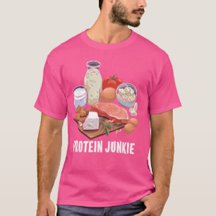 Camiseta Levantamiento del peso de Junkie Proteína