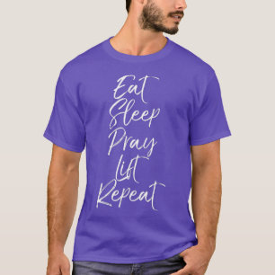 Camiseta Levantamiento del peso de la energía cristiana ori