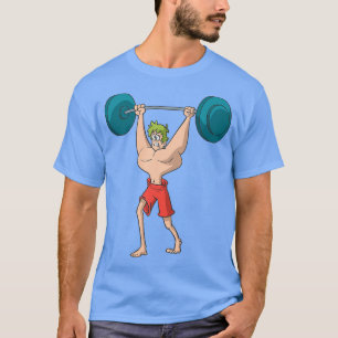 Camiseta Levantamiento del peso de la parrilla